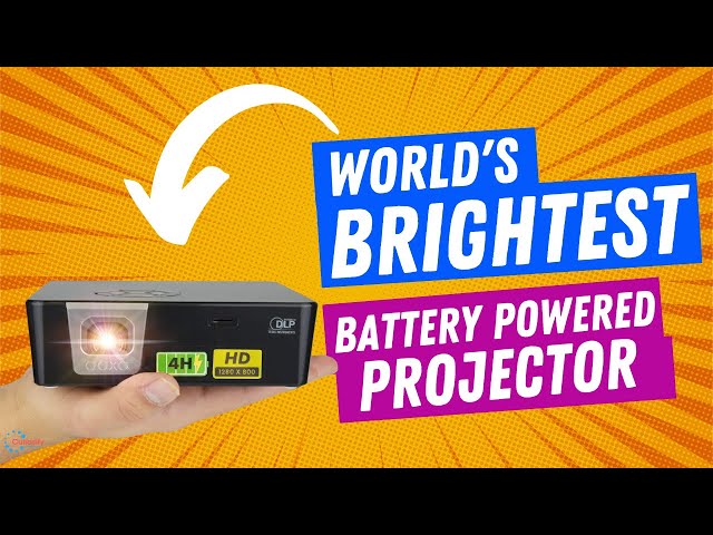 👉 FIRST LOOK - AAXA P6X BATTERY POWERED PICO PROJECTOR REVIEW