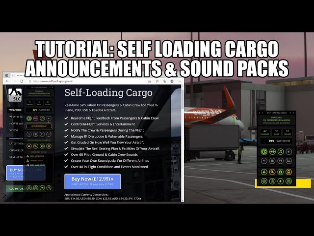 Tutorial: Self Loading Cargo - Cabin Announcements & Sound Packs | MSFS 2020