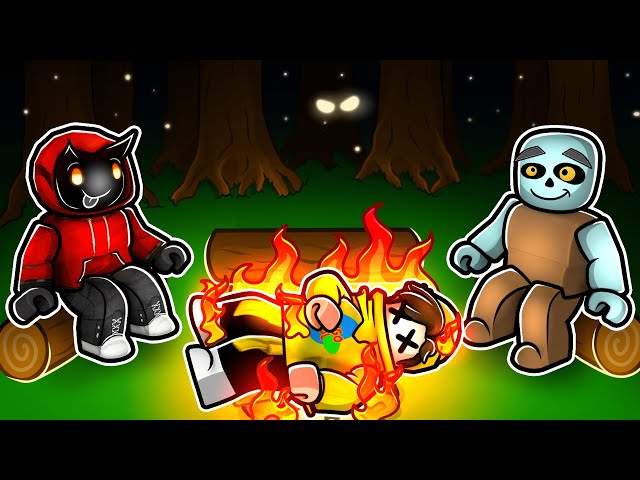 GOOBERS Go CAMPING In ROBLOX! (SCARY)