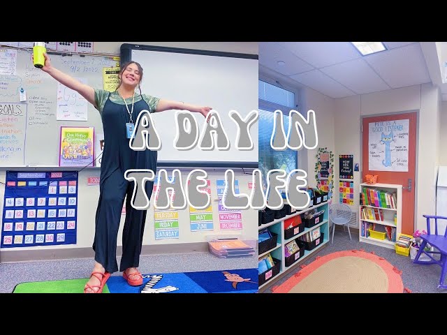 A DAY IN THE LIFE OF A KINDERGARTEN TEACHER | First year teacher vlog