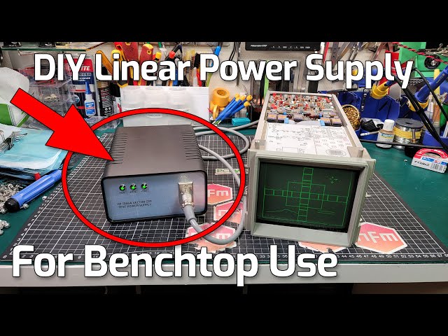 DIY Benchtop Linear Power Supply for HP 1345A / HP 4145A