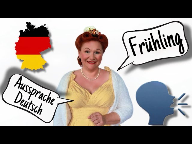 Aussprache Deutsch: Umlaut u in Frühling. German pronunciation. Akzentfrei sprechen