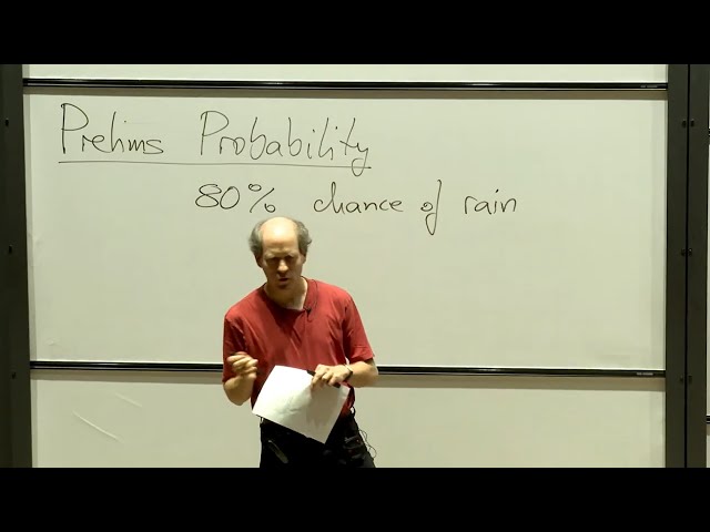 Probability Lecture 1: Events, probabilities & elementary combinatorics -  1st Year Student Lecture