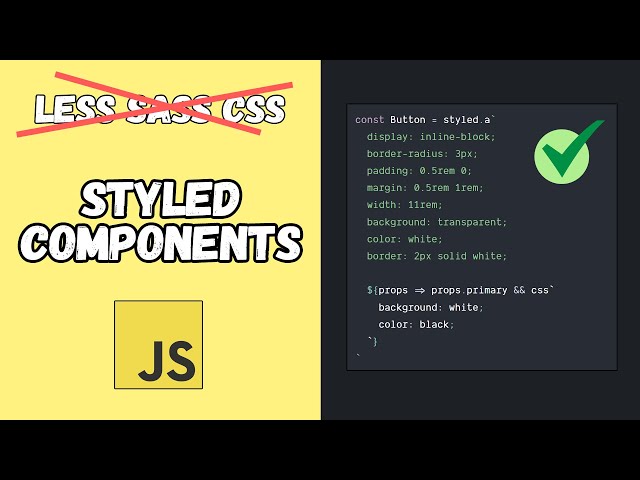 Styled Components Is the Only Way To Do CSS