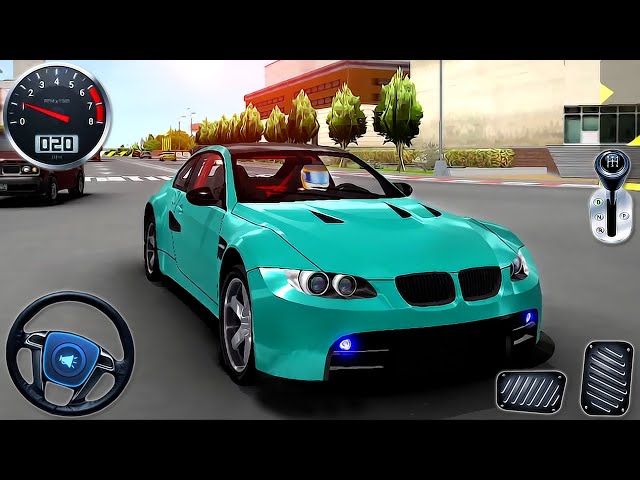 Real Car Driving School Simulator 3D - BMW City Parking Multiplayer Racing - Android GamePlay #3