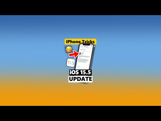 iOS & iPadOS 15.5 Update Erinnerung #shorts