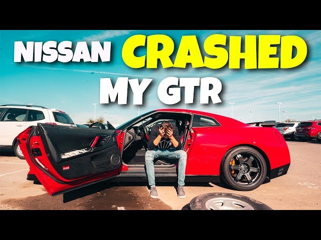 NISSAN DEALERSHIP CRASHED MY GTR...