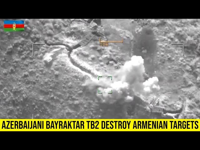 Azerbaijani Bayraktar TB2 destroy more than 60 Armenian military targets.
