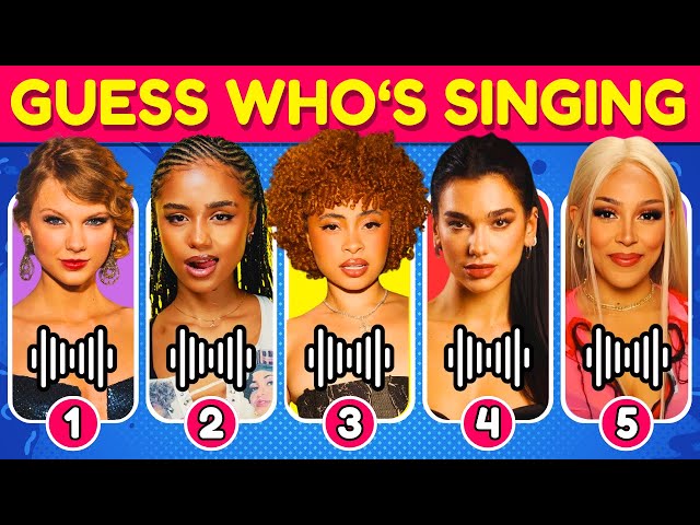 Guess Who's Singing ✅🎤 TikTok's Most Viral Songs Edition 📀🎵 Ice Spice, Taylor Swift, Tyla, Doja Cat