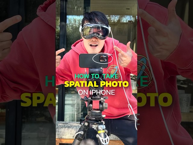 How to Take Spatial Photo on iPhone for Apple Vision Pro #visionpro