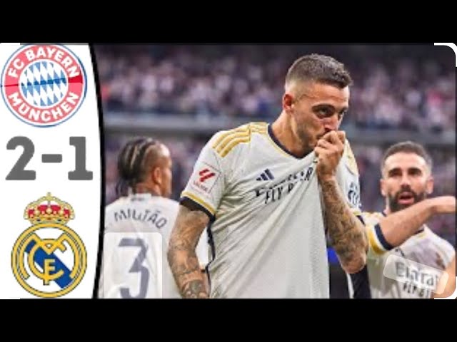 Real Madrid 2-1 Bayern Munich Highlights