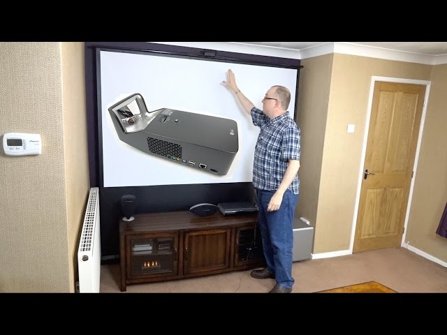 Assembling my Hidden Home Cinema with the LG PF1000U Minibeam Ultra Short Throw Projector (REVIEW)