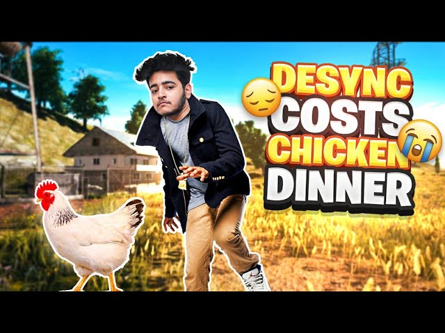 WHEN DESYNC COSTS YOU CHICKEN DINNER🥶 || TEAM SOUL || PUBG MOBILE