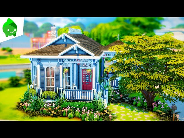 Paranormal Foundry Cove New Orleans Haunted Home: Curb Appeal Recreation Sims 4 Speed Build (No CC)