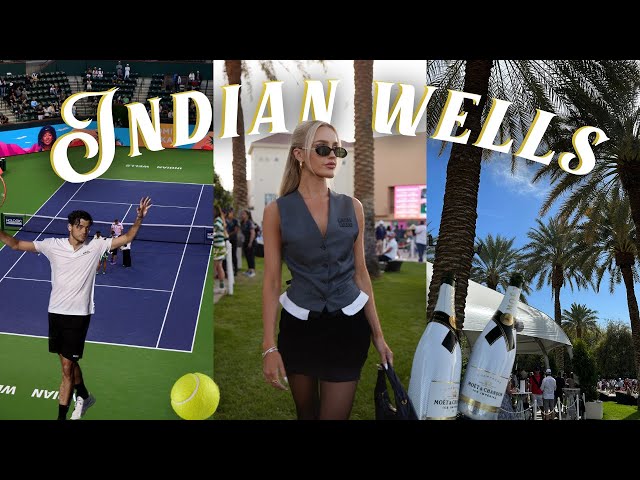 INDIAN WELLS: a week in my life at bnp paribas open 🎾🌵