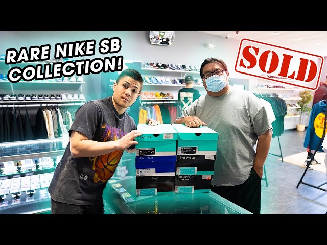 WE BOUGHT A RARE NIKE SB DUNK COLLECTION! (A Day in the Life of a Sneaker Store Owner)