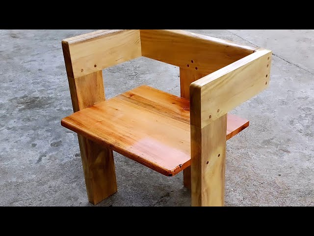 3 Legged Wooden Chair Build - DIY