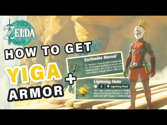 How to get Yiga Armor Set + Earthquake Ability + Lightning Helm ► Zelda: Tears of the Kingdom