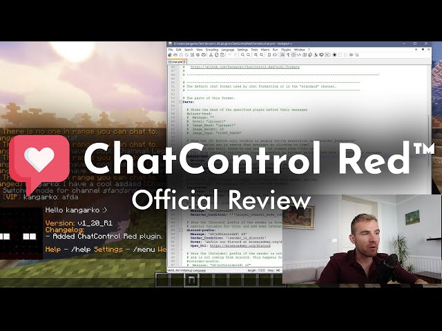 THE BEST CHAT PLUGIN - ChatControl Red™ Minecraft Plugin Review