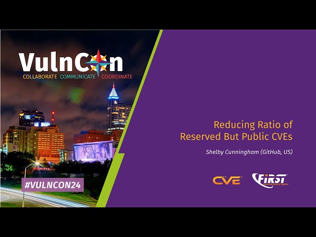 Reducing Ratio of Reserved But Public CVEs