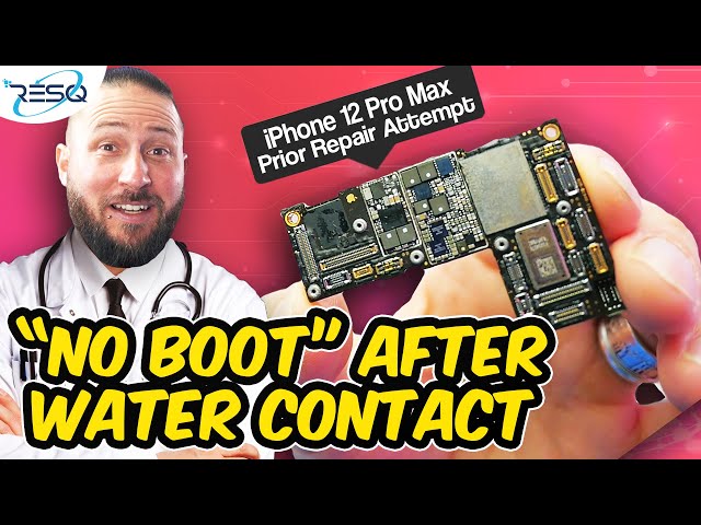 🛠️Customer’s iPhone doesn’t BOOT after WATER CONTACT - Let’s find the ISSUE! - Data Recovery Repair