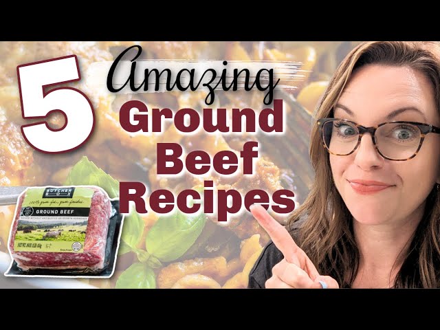 5 of the ⭐BEST⭐ Ground Beef recipes! | Easy Winner Dinners