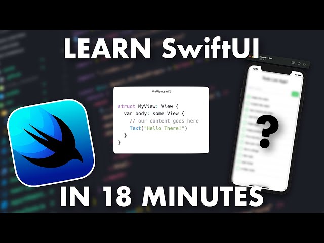 How to ACTUALLY LEARN SwiftUI in 18 MINUTES