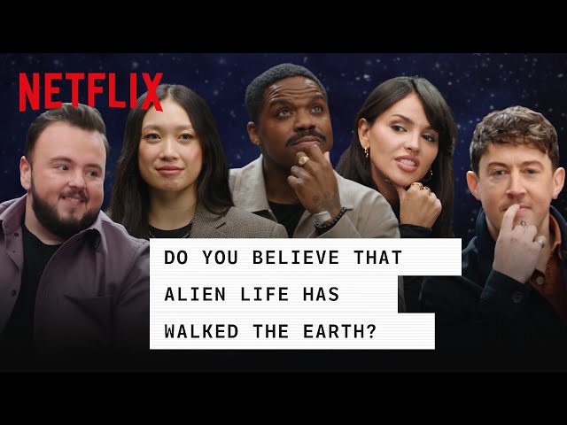 We asked the 3 Body Problem cast if they think aliens are real | Netflix