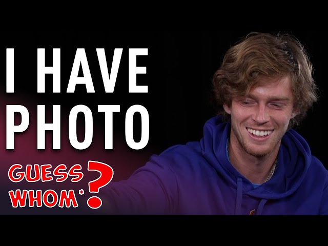 Why did Iron Maiden bite Andrey Rublev's arm!? Guess Whom* | Australian Open 2022