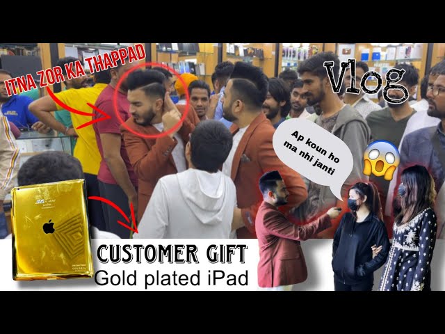 CUSTOMER GIFT GOLD PLATED IPAD | #vlog | ZAMZAM ELECTRONICS| CHOTAY & BHADA BHI | #newvideo
