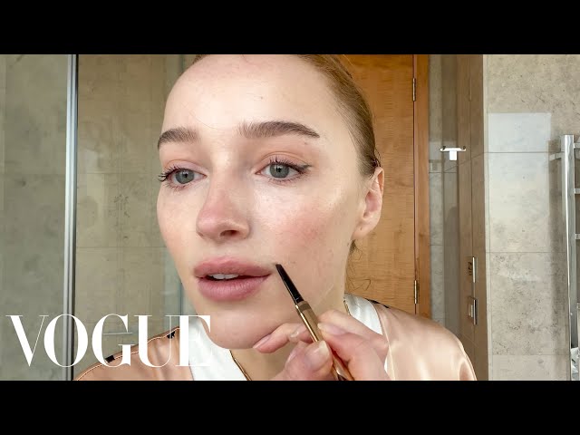 Bridgerton's Phoebe Dynevor on Dry Skin Care & Casual Makeup | Beauty Secrets | Vogue