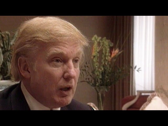 Sandie Rinaldo interviews Donald Trump in 2001