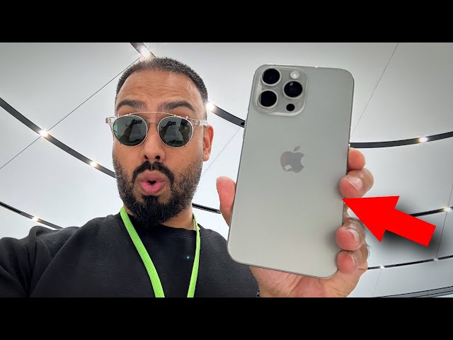 iPhone 15 Pro and Pro Max TRUE Hands-On!