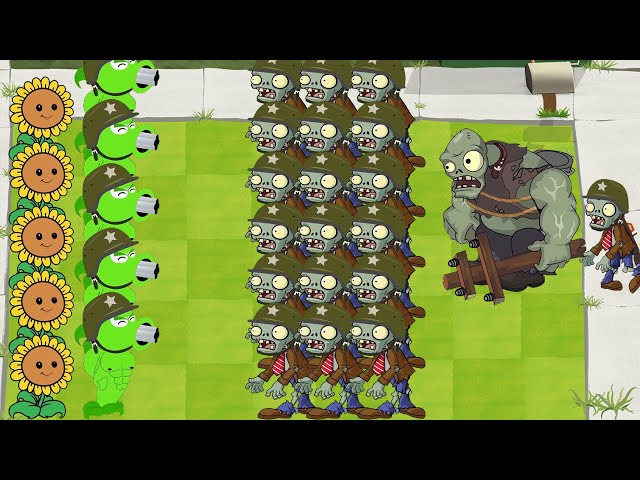 Plants Vs Zombies GW Animation - Episode 44 -  Super Gatling Pea vs Gatling Pea Zombie