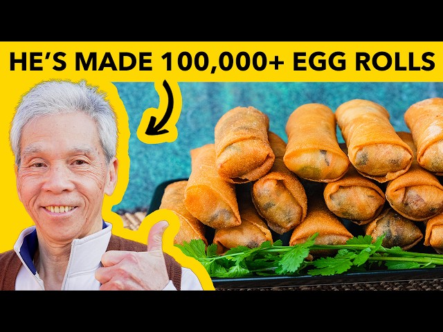 😍 How to make the PERFECT Egg Roll (春捲)