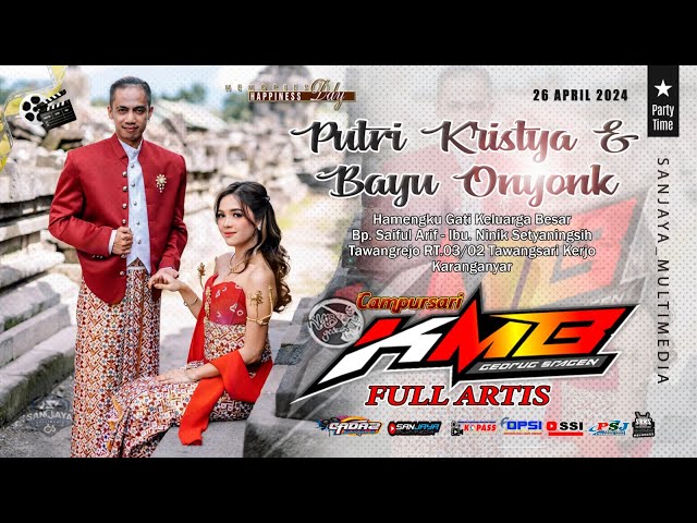Live Pernikahan PUTRI KRISTYA & BAYU ONYONK - KMB GEDRUG || CADAZ AUDIO - Tawangrejo 26/04/2024