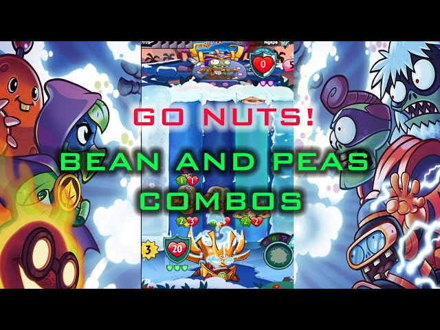 Shadow Pea Bean and Peas Combo PVZ Heroes Bloppy