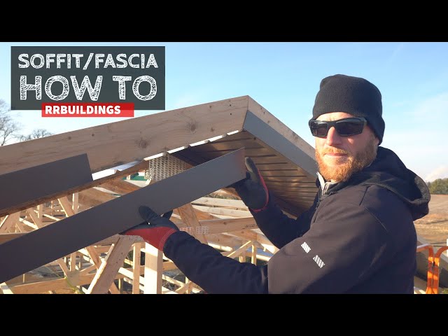 Building a Large Garage Part 3: How to Install Soffit and Fascia