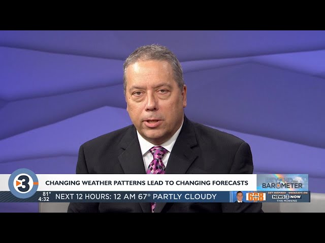 Beyond the Barometer: How changing weather patterns lead to changing forecasts