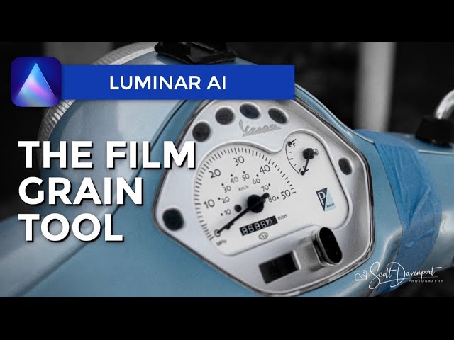 The Film Grain Tool - Luminar AI