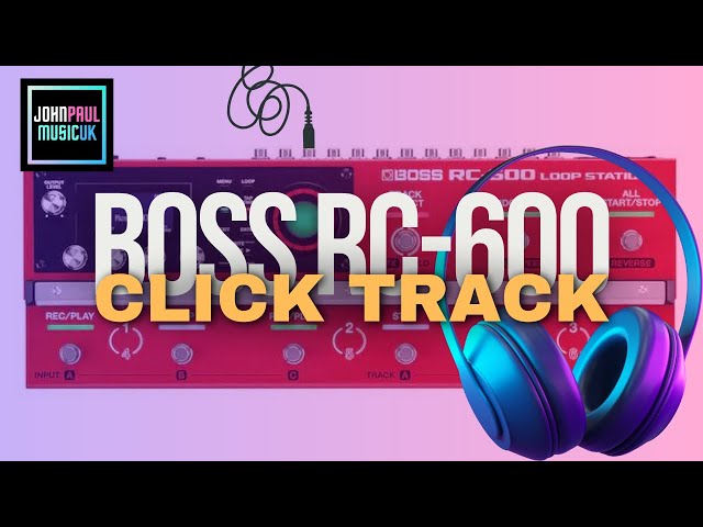 Boss RC-600: Click Track ONLY in Your Ears