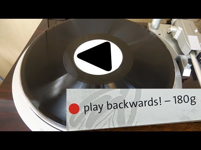 This "Backwards" Vinyl Record isn't just a gimmick