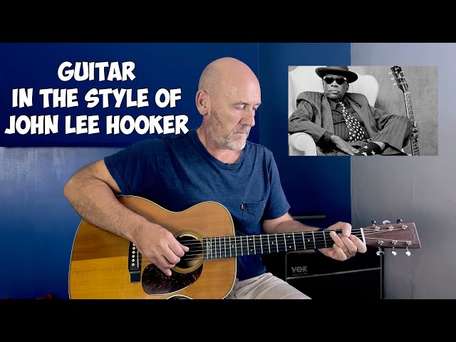 John Lee Hooker Style | Boom Boom intro lesson (Acoustic Blues Guitar Tutorial)