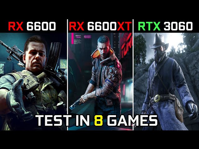 RX 6600 vs RX 6600 XT vs RTX 3060 | Test in 8 Games | 2021