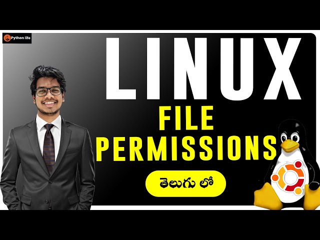 Linux file permissions in Telugu