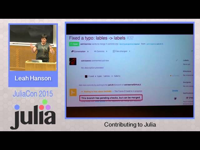 Contributing to Julia | Leah Hanson | JuliaCon 2015