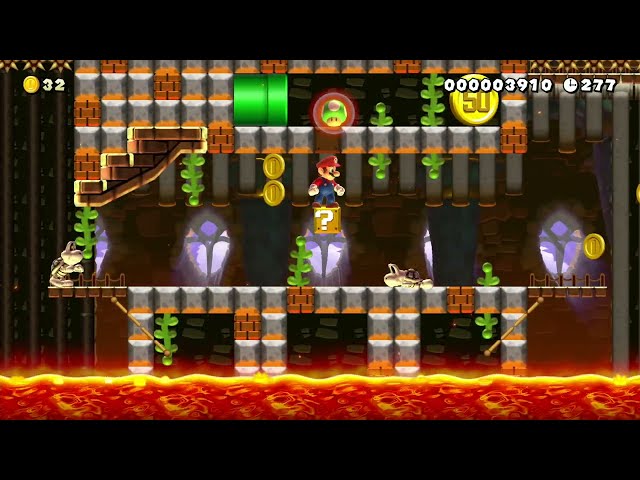 Overgrown Castle by ☆★Cool★☆ 🍄Super Mario Maker 2 ✹Switch✹ No Commentary #cnr