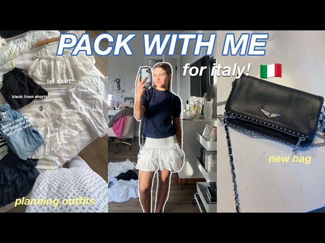 PACK WITH ME TO ITALY 🇮🇹