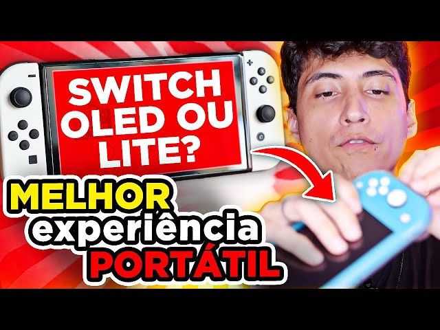Switch OLED ou LITE, qual vale mais a pena pra PORTÁTIL? - Responde Nintendo 51