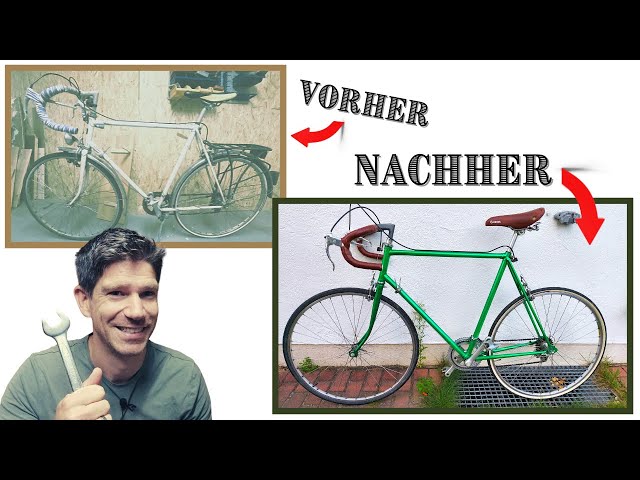 Fahrrad Restauration - Vintage Rennrad - von alter Krücke zu schickem Retro-Look